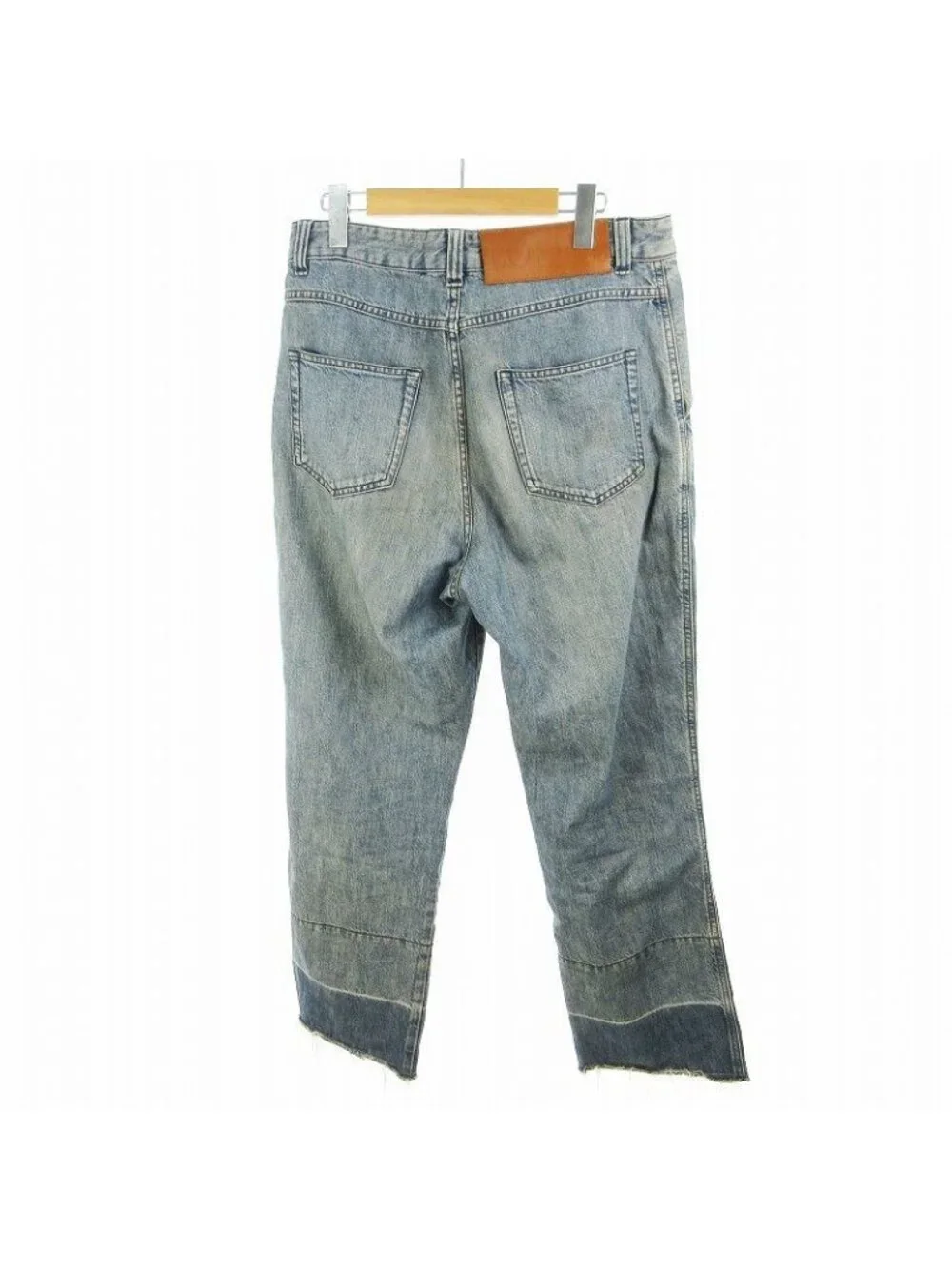 Loewe Fisherman Jeans Cut Off Denim Pants Japan 48